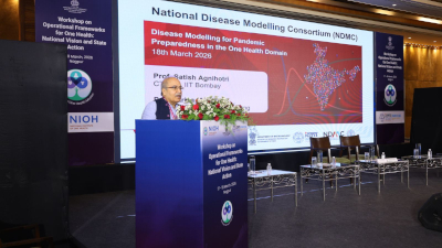 A rather unusual topic for my talk at the National Institute of One Health at Nagpur. That's interdisciplinary approach at IITB